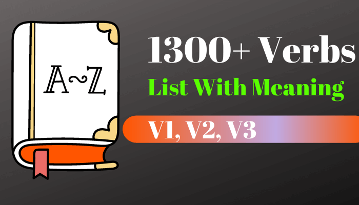 1300+ verbs list with hindi meaning
