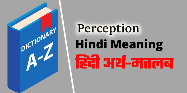 perception meaning in hindi
