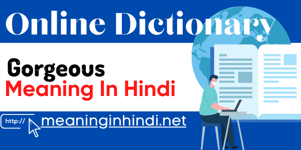 gorgeous meaning in hindi