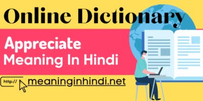 Appreciate meaning in Hindi - अप्रीशीएट का हिंदी अर्थ