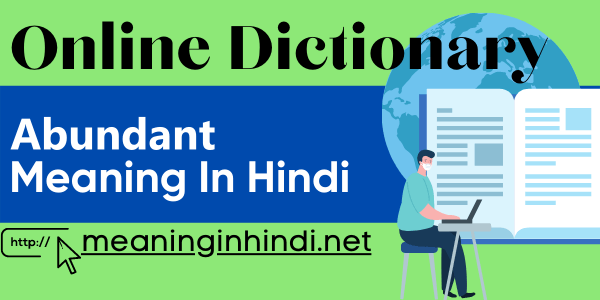 abundant meaning in Hindi