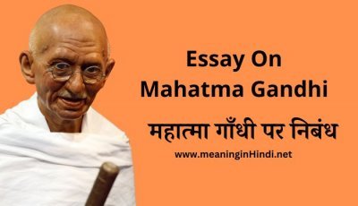 Essay On Mahatma Gandhi in Hindi